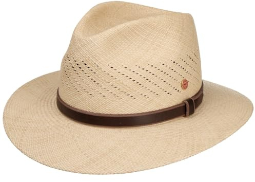 Mayser Piero Sombrero Panama Traveller Hecho en UE Hombre Primavera Verano