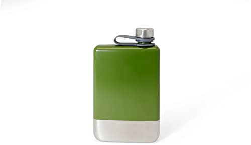 Origin Outdoors Unisex – Erwachsene On The Rocks Flachmann, Oliv, 230 ml