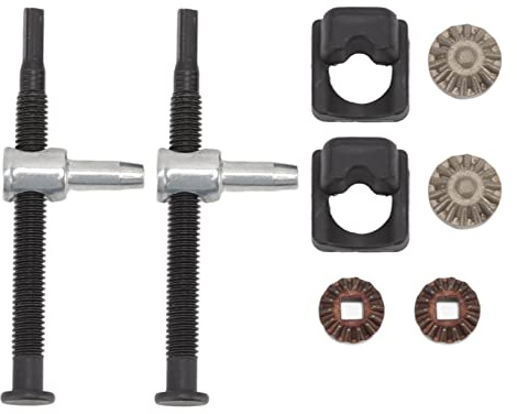 2 Set Kit di Regolazione Tenditore Barra Catena, Tenditore Catena Per Motosega , Parti Pratiche di Riparazione Tenditore in Ferro E Alluminio, Kit di Montaggio Riparazione Motosega Parti di Ricambio