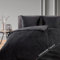 Blumtal Bettwäsche 135x200 cm Cashmere-Touch Plüsch 2er Set - Oeko-TEX zertifizierte Bettwäsche warm 135x200 2X + Kissenbezug 80x80 2X - Plüsch Bettwäsche 135x200 4teilig - Bettwäsche Teddy Schwarz