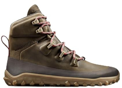 VIVOBAREFOOT Tracker Leather AT - Scarponi da trekking barefoot da uomo in pelle | Impermeabili, leggeri e resistenti alle perforazioni | Per tutte le condizioni atmosferiche e terreni | Scarpe