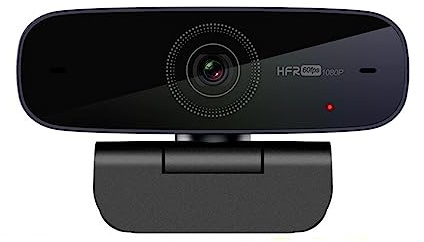 AUBEST Cámara Web, 1080p 60Fps Auto Focus Webcam Full HD USB Camera Stream con micrófonos for conferencias, transmisión en Vivo, grabación