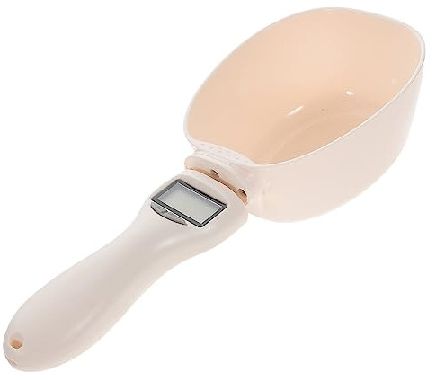 OFFSCH Cucchiaio Dosatore in Materiale Alimentare Manico Misurare Cibo Per Animali Domestici Capacità 800 G Per Casa O Negozio Di Animali