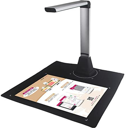 DLAZUM Scanner de Documents, 1600 x 3200 PPP, Haute définition, Appareil Photo, Format de Capture A4, pour Windows, Logiciel Anglais. Appareil Photo de numérisation de Documents.