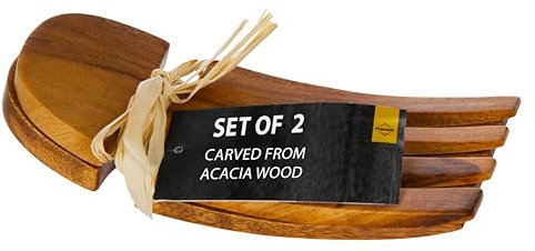 PREMIER Housewares 1104586 Forchetto per Insalata, Legno di Acacia