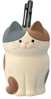 Mingchengheng Katzen Stifthalter | Stiftehalter Aus Harz | Desktop Organizer, Stifthalter Schreibtisch Zubehör, Dekorative Stifthalter,Stiftehalter Schreibtisch Büro Organizer Make-Up Pinselhalter