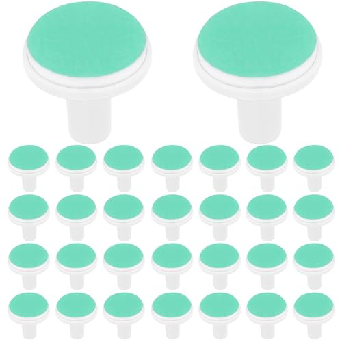 Scettar 30Pcs Baby Nail Trimmer Replacement Pads, Replacement Pads for Electric Baby Nail Trimmer, for Standard Electric Kid Nail Trimmer Suits to Newborn Infant Toddler