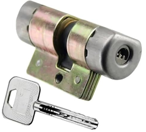 Zpengtai Bombin Cerradura Cerradura De Puerta De Seguridad Vintage Cerradura De Puerta Exterior Cilindro Cuerpo De Cerradura Universal Cerradura Antibumping(70(35-35))