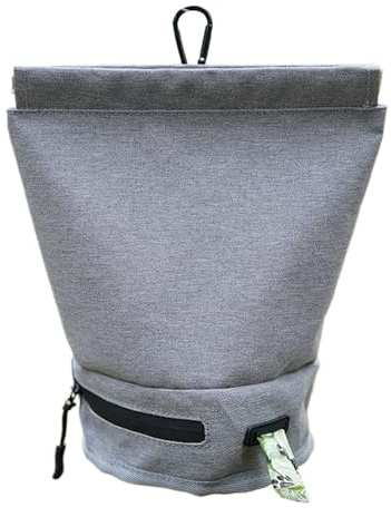 Soporte Para Bolsas Para Excrementos De Perros, Almacenamiento A Prueba De Fugas, 24x21x13,5 Cm, Dispensador De Bolsas ParaExcrementos, Soporte Para Excrementos De Mascotas, Cierre Elástico, Para Cam