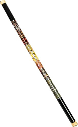Meinl Percussion RS1BK-XXL, Bastone della pioggia, in bambù, lunghezza 152.4 cm, 60, Misura XL, Nero