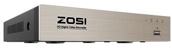 ZOSI H.265+ 8 Channel 3K Lite Hybrid 4-in-1 CCTV DVR with AI Human/Vehicle Detection, 5MP Analog/AHD/TVI/CVI Surveillance Video Recorders for 720P, 1080P Security Cameras, Remote Access,No Hard Drive