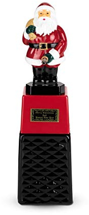 True Santa Liquor Dispenser, Gag Gift, 16 oz Beverage, Wine, Beer, Whiskey, Vodka, Gin, Alcohol Dispenser