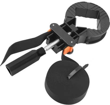 Morsetto ad Angolo Regolabile, Tenditore Angolare per Cornici con Cinturino in Nylon 4m, per Cornice In Legno, Cassetto, Lavorazione del Legno