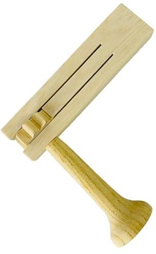 Crécelle En Bois,Jouet Éducatif et Interactif,Matraca Traditionnelle - Pour Matchs de Football Cérémonies et Amateurs de Musique