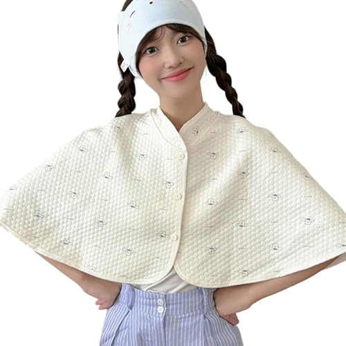 Ldabrye Easy Care Cotone Allattamento Caldo Postpartum Capispalla Inverno Prova Maternità Scialle per l'allattamento Convenienza & Inverno Postpartum Invernale Copertura di Cotone, Cucciolo, Taglia