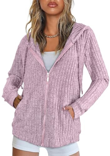 Flikity huvtröja dam dragkedja sweatjacka med huva sweatshirt jacka | Grunderna huvtröja dam zip huvtröja jacka lätt vår sommar höstkläder