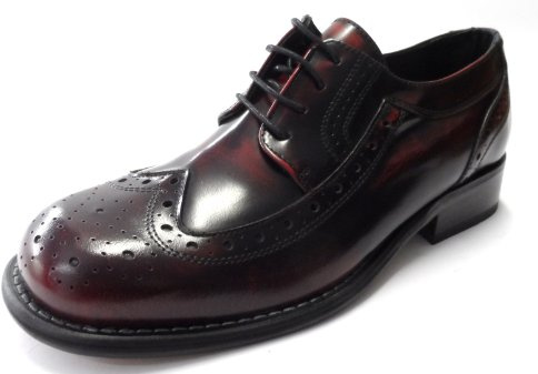 Ikon Men`s Retro Krombie Brogue`s Shoe`s (10, oxblood)