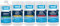 Medipool MEGA Spar-Pack 5,5 kg Poolpflege Set Chlor für kleine + große Schwimmbecken Chlorgranulat, Langzeit-Chlotabletten, Algenschutz, pH-Plus Granulat und pH-Minus Granulat