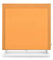 Blindecor Ara | Lichtdurchlässiges Rollo | Orange | 120 x 250 cm (BxH) | Stoffgröße 117 x 245 cm | Rollos für fenster