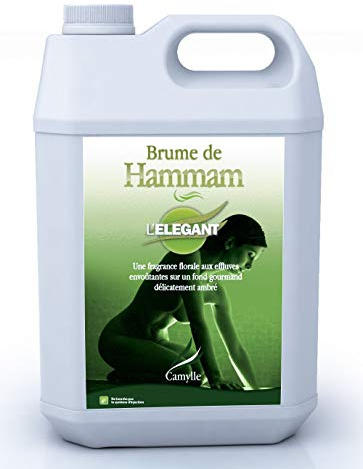 Camylle - Fragranza per bagno di vapore L'Elégant - A base di oli essenziali per camere a vapore, bagni di vapore o docce a vapore - Floreale con profumi ipnotizzanti - 5000ml