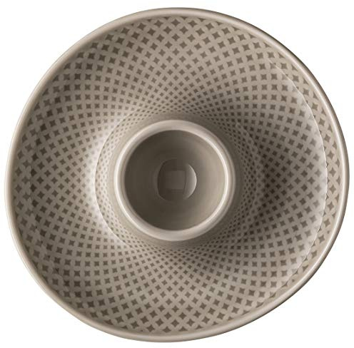 Rosenthal Junto Pearl Grey Eierbecher mit Ablage