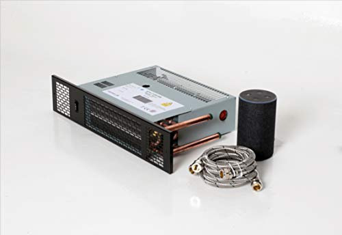 KPH-2100 Alexa Wifi - Kitchen Plinth heater - Voice Controlled - Central Heating - Hydronic - 2.1kW (Black)