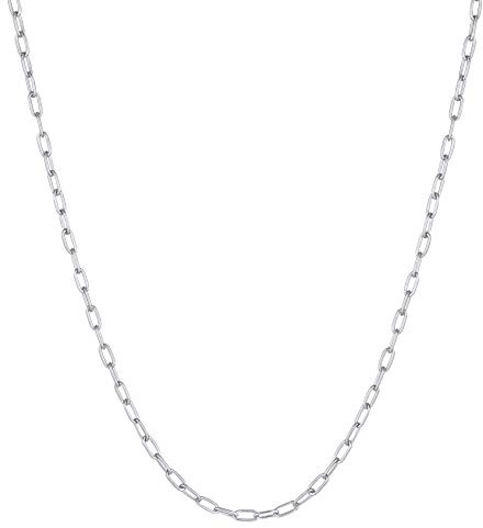 Kuzzoi 0108852620 Exclusive Men Necklace with Rolo Link (7 mm) Oval Shaped