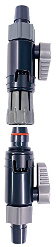 WANGCL Tubo de manguera de tanque de peces de acuario 16-22mm Conector de liberación rápida de flujo de agua Conector de válvula de control de flujo de agua Conector de filtro de acuario