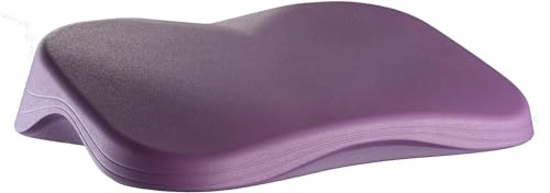 LAHARON Cuscino Yoga Lotus Pro Viola - Cuscino da Meditazione per Mantenimento Postura Corretta - Cuscino Meditazione Yoga Anatomico - Ergonomico, Anallergico e Made in Italy