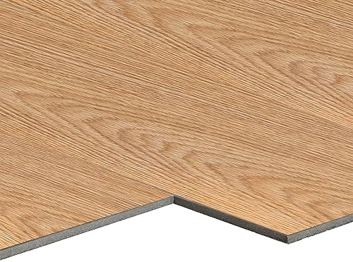 Naizy PVC-golvbeläggning 2,5 m² självhäftande vinylgolv, 18 stycken klick golvplattor, vattentät laminatgolv för vardagsrum, kök, badrum, typ 1801-22