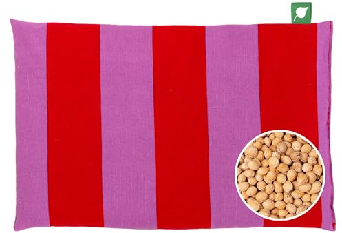 HERBALIND Kirschkernkissen 30x20 cm STRIP - 600gr Kirschkern Wärmekissen – Natürliche Wärmekompresse Mikrowelle & Backofen – Handmade in Germany