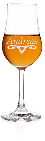 Malt Whisky 185 ml Whiskyglas Destillatglas Classic mit Namens und Motiv-Gravur - Geschenkidee zum Geburtstag