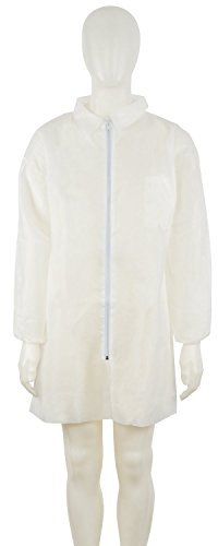 3M Visitors Coat, White, 4400-W-2XL