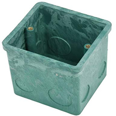 New Lon0167 80x80x75mm Flush-Type Featured PVC Wall Mounted reliable efficacy Single Gang Junction Box Case Green(id:4f4 fd f1 4dd)