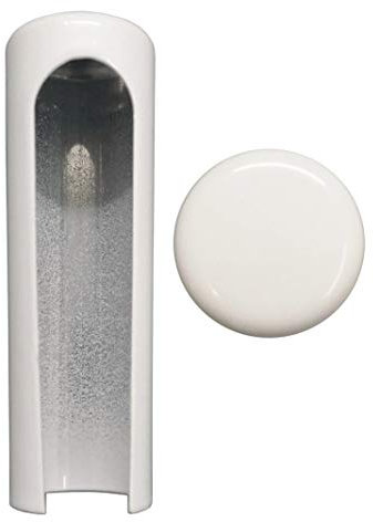 SFS Estetic 2D Door Hinge White Cover Caps Only Pair