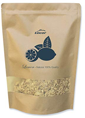 Lacor - 69557 - Matrökare, röksågspån, citronträ, 100% naturlig, citronsmak: ger en mycket mjuk citrus och en söt touch, 600 gr
