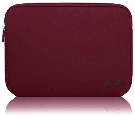 AIPIE Hülle für 13 13,3 Zoll Notebook, Laptophülle Kompatibel mit MacBook Air M2/M1, MacBook Pro M2/M1, 12.3 Surface Pro Laptop Sleeve Case 32X23 cm Laptop Tasche Schutzhülle Rot