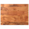 vidaXL Tischplatte, Holzplatte Rechteckig, Massivholzplatte für Bartisch Beistelltisch Esstisch, Ersatztischplatte, 80x50x2,5cm Akazienholz
