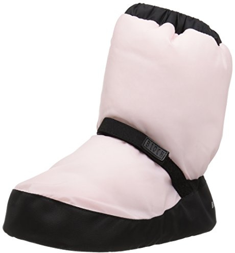 Bloch girls Girl's Bootie Warm Up Boot Slipper, Candy Pink, Large Little Kid US
