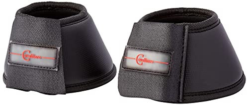 Kerbl 320134 Springglocken Protecto, Pony, paarweise, schwarz