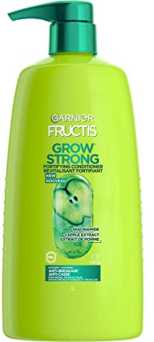 Garnier Fructis Grow Strong Conditioner, 33.8 Fl Oz, 1 Count (Packaging May Vary)
