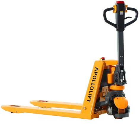 APOLLOLIFT Electric Pallet Jack Powered Lithium Battery Classic Pallet Truck 3300Lbs Capacity 48 x27 Fork Length Multi-Function Handle