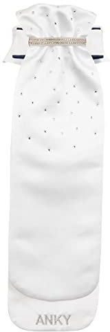 Anky Plastron Multi-Fit - M - Weiß-Dunkelblau