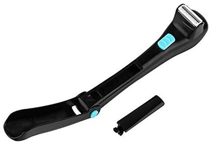 FOMIYES Elektrischer Rückenrasierer Körperhaarschneider Rückenhaarentferner für Männer Do It Yourself Pflegedesign zur Rückenhaarentfernung Körperrasierer Schwarz