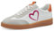 MARCO TOZZI by Guido Maria Kretschmer Damen Sneaker flach mit Schnürsenkeln Freizeit, Mehrfarbig (White/pink), 39 EU