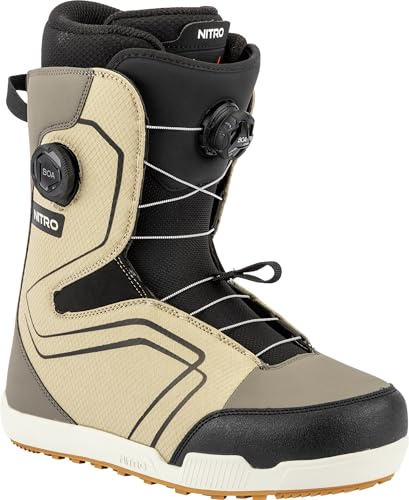 Nitro Sentinel Boa Boot Bottes de Snowboard pour Hommes, Desert, MP 29.5 // EU 44 2/3 // US Men´s 11,5