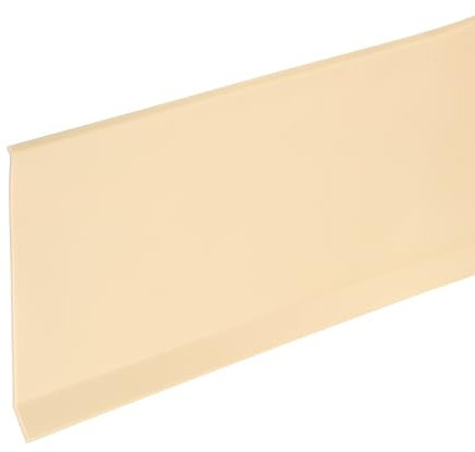 sourcing map 10ft x 4 Baseboard Trim Peel and Stick Wall Flexible Molding Trims, Self Adhesive PVC Cove Base Baseboards for Walls Corner, Beige