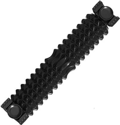 Rodillo para fascia para las piernas – 58 centímetros masajeador largo con protección antideslizante | Rodillo para fascia de pilates – para ejercicios corporales, estiramiento, entrenamiento para