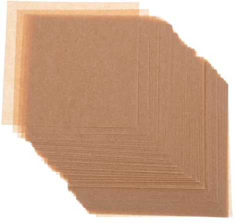 Toyvian Carta per Hamburger Antiaderente 10x10 Cm, Fogli Separatori per Polpette 100 Pezzi, Resistente All’olio per Forno, Barbecue e Ristoranti, Carta Alimentare Sicura per Confezionare