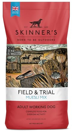 Skinner’s Field & Trial Muesli Mix – Complete Dry Adult Dog Food, For Fussy Eaters, Mixed Kibble for Variety, 15kg
